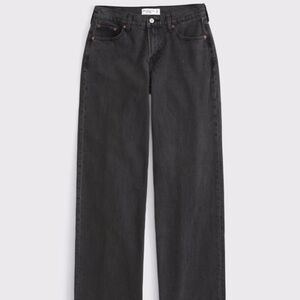 Abercrombie Curve Love Low Rise Ultra Loose Jean